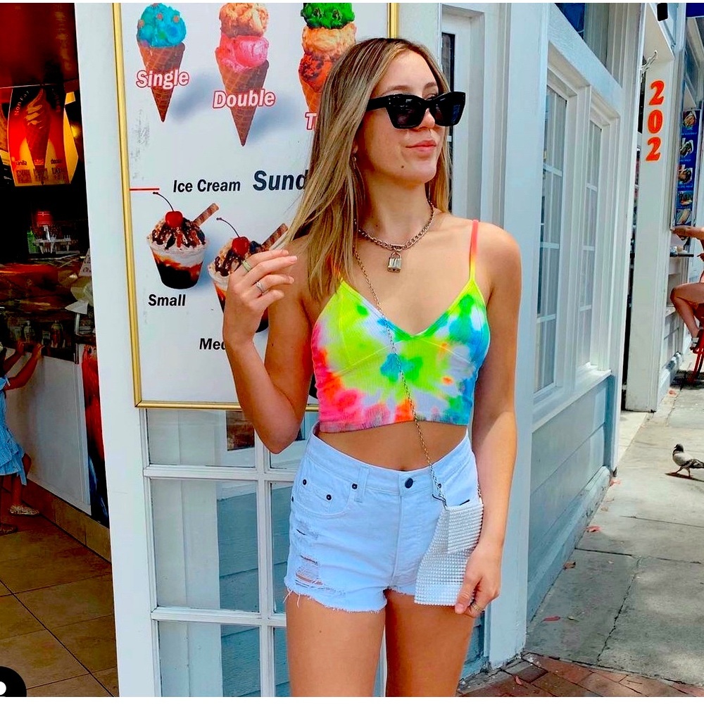 Lf store Emma and Sam bralette. One size. Tie dye.